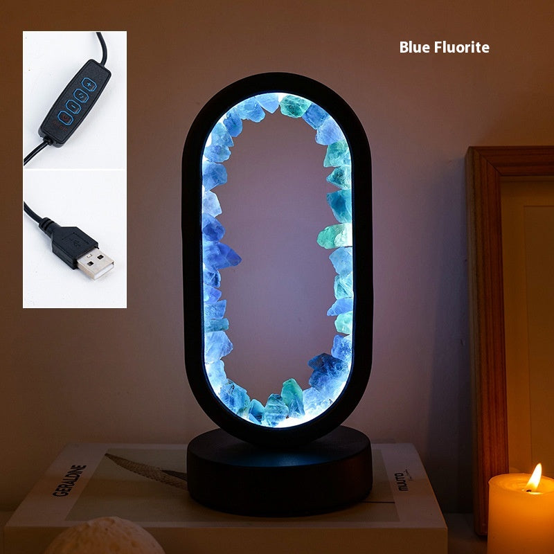 Crystal Bedside Night Lamp for Bedroom