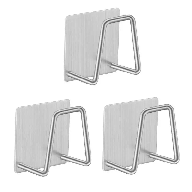 304 Stainless Steel Kitchen Accessories Sponges Holder Shelf for Kitchen Soap Dispenser Special Kitchen Utensils