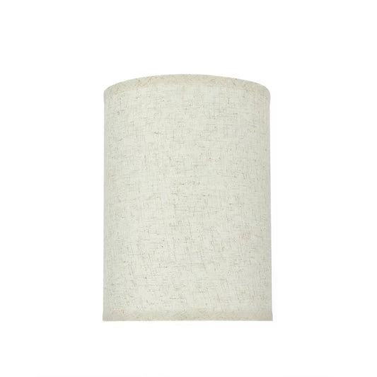 8" x 11" Beige Hardback Drum Lamp Shade – Cylinder Design