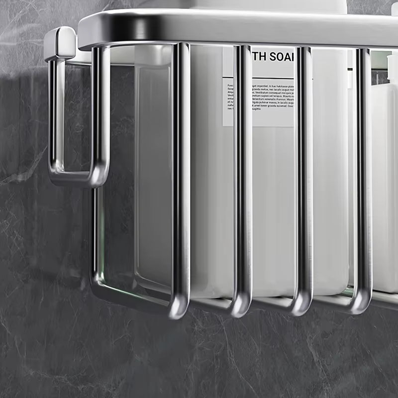 Hanging Shower Caddy – Bathroom Storage Rack and Basket for Organizing Toiletries and Accessories