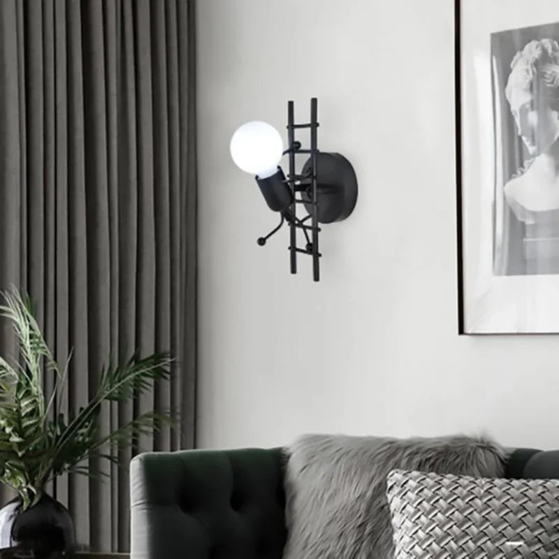 Cartoon LED Wall Lamp – Modern Indoor Light for Aisle, Bedroom, Bedside, Children’s Room, or Living Room Decor