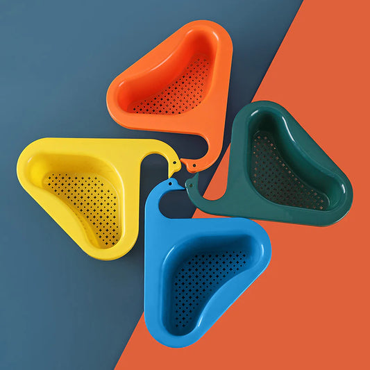 Household Sink Hanging Fruit and Vegetable Filter Water Drain Basket Kitchen Dry and Wet Separation Swan Drain Basket