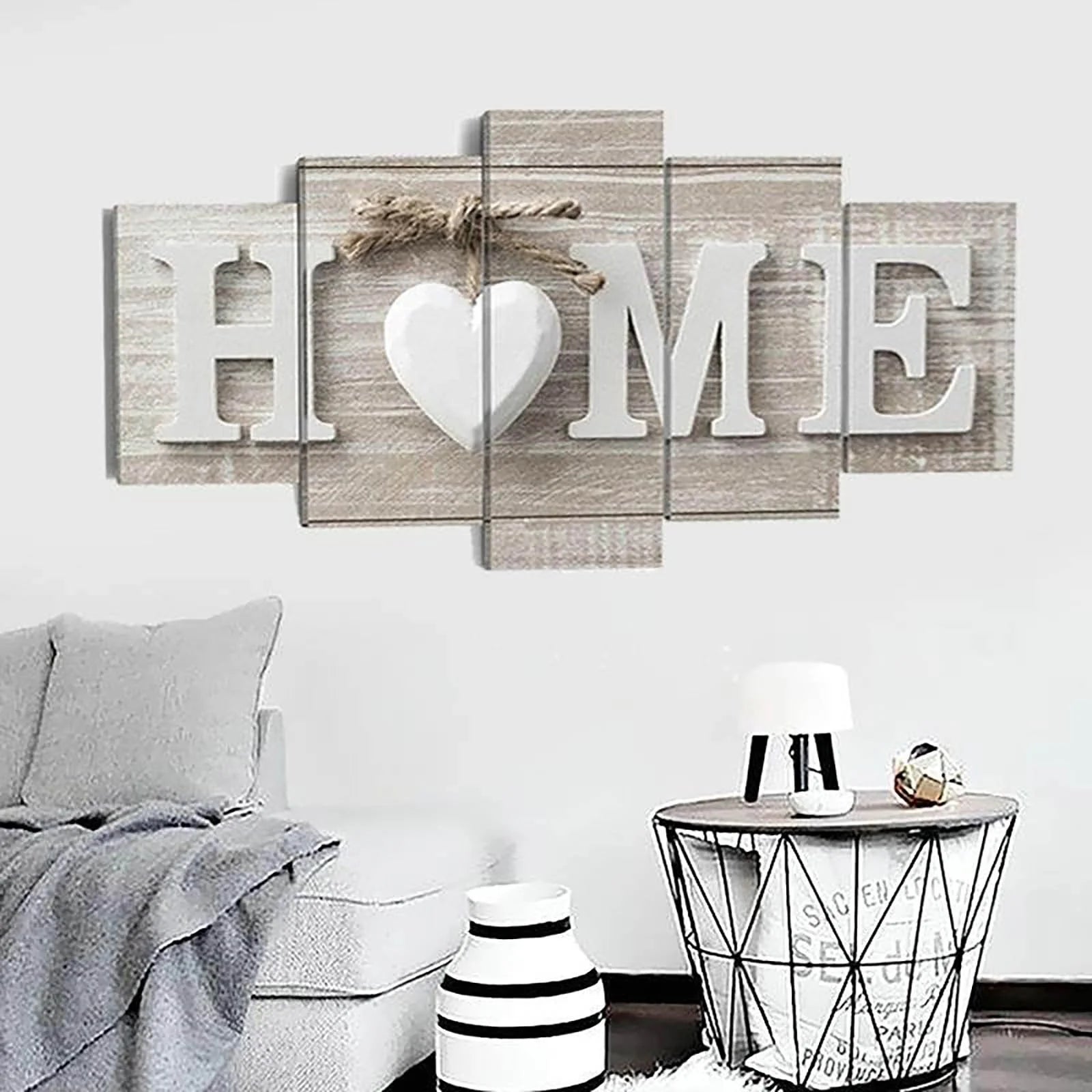5-Piece Canvas Wall Art Set – Modern Home Decor for Living Room or Bedroom Wall Decorations