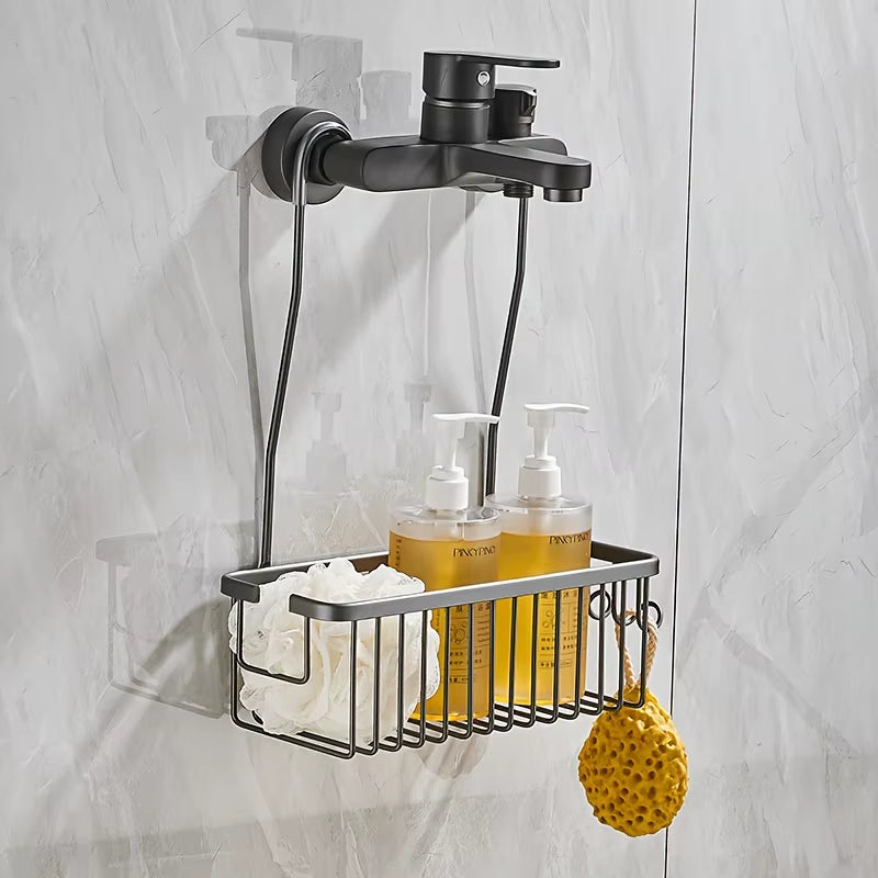 Hanging Shower Caddy – Bathroom Storage Rack and Basket for Organizing Toiletries and Accessories