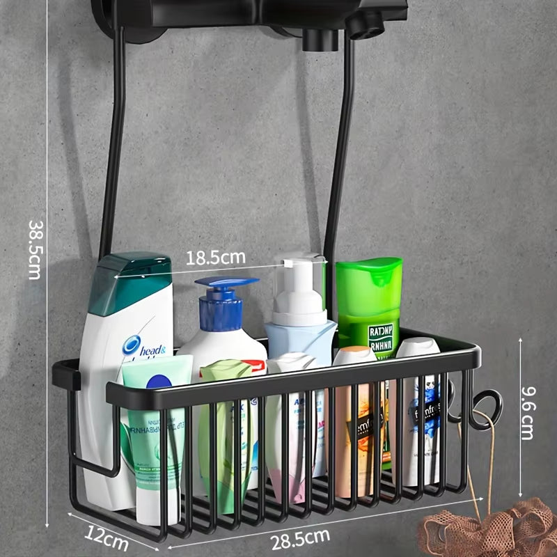 Hanging Shower Caddy – Bathroom Storage Rack and Basket for Organizing Toiletries and Accessories